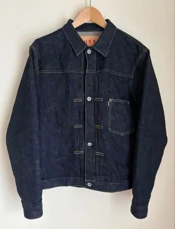 UES 웨스 대전 모델 데님 자켓 사이즈 2 M 14.9oz