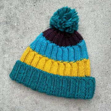 니트 모자 unknown 비니 모자 꽁지 구제 의류