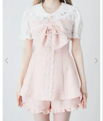 원피스 트위드 리본 셋업