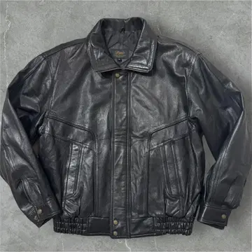 [ 양가죽 ] 90s 천연 가죽 라이더 자켓 바이커 빈티지 라무