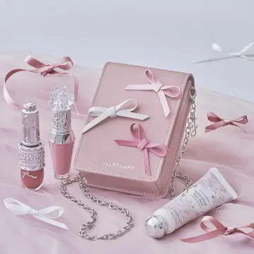 JILLSTUART 오리지널 리본 화장품 파우치 온라인 한정판 선물