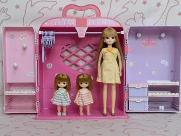 리카짱 드레스룸 인형 3체 세트 (리카짱 + 미키짱 + 마키짱)