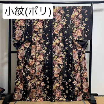 코몬 폴리에스테르 화학 섬유 블랙 모란 난국 세탁 가능한