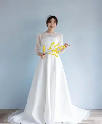 B'Sweet 화이트 웨딩 드레스