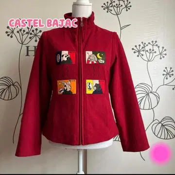 319 CASTEL BAJAC 베스트로도 활용 가능한 빨간색 아우터