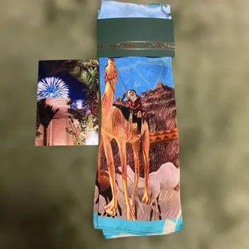 오사카 간사이 만박 사우디아라비아관 스카프 [ 미사용품 ]