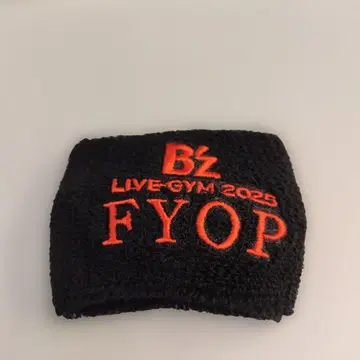 B'zLIVE-GYM 2025 FYOP 리스트 밴드 블랙