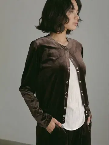 반지 도트 벨로아 상의, I라인 벨로아 스커트/ETRETOKYO