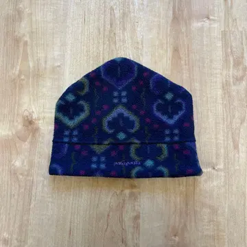 90s 파타고니아 usa 태피스트리 패턴 플리스 니트 모자