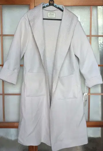 Acuta 아쿠타 울 혼방 리브 토퍼 코트