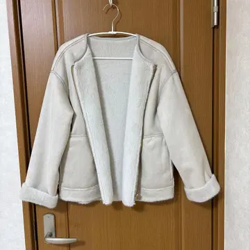 테치치 리버서블 퍼 자켓