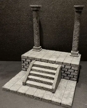 디오라마 베이스 신전 피규아트 드래곤 퀘스트 가샤폰 퀘스트 306