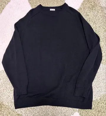 안장 숄더 크루넥 니트 LOOSE