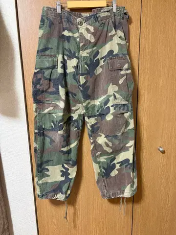 HOUSTON INC. 카모플라쥬 카고 팬츠 L