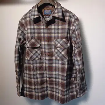 Pendleton 울 체크 무늬 셔츠 MADE IN USA