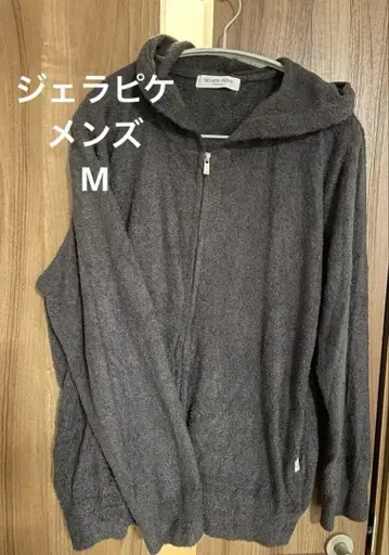 GELATO PIQUE 블랙 그레이 플리스 후드티