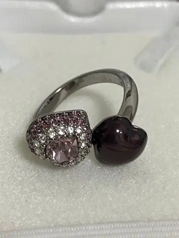 SWAROVSKI 스와로브스키 하트 반지 반지 크리스탈 사이즈 52
