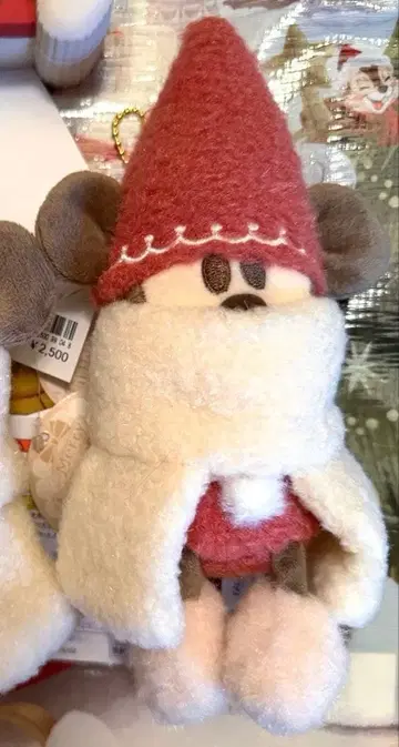 [ 새상품 ] 릴린린 빨간색 인형 배지 크리스마스 디즈니 2025