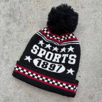 니트 모자 unknown 비니 모자 꽁지 구제 의류