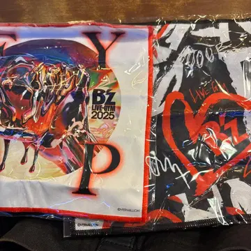 B'z LIVE-GYM 2025 FYOP 가챠 타월 2개 세트
