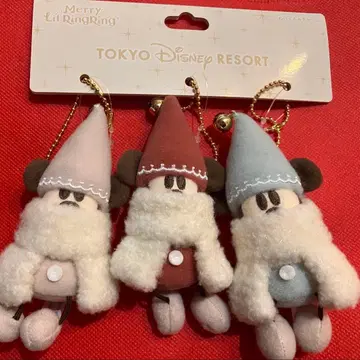 디즈니 크리스마스 2025 리루린린 참 봉제 인형 3개 세트