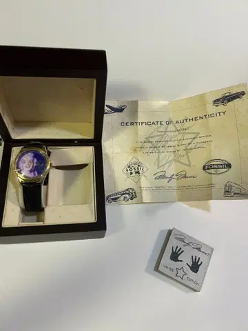 레어! 작동품 파슬 마릴린 몬로 손목시계 15000개 한정품 나