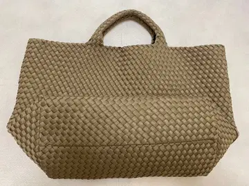 NAGHEDI 뜨개질 토트백 캐시미어 라지