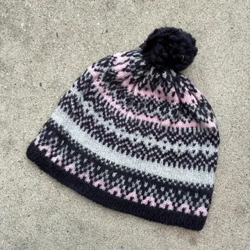 니트 모자 unknown 비니 모자 꽁지 구제 의류