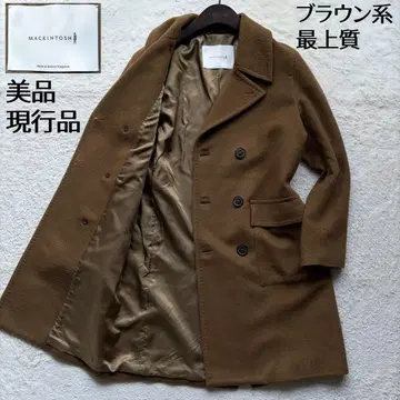 [ 새상품급 ] 매킨토시 체스터 코트 더블 울 브라운 S 현행 모델