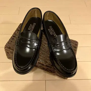 HARUTA 블랙 로퍼 일본제 24cm EE 새상품급