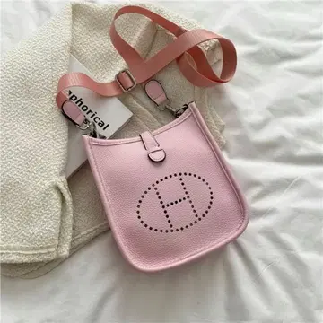핑크 숄더백