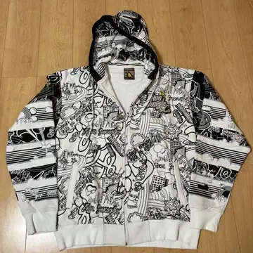 Jungle Co. 그래픽 후드티 2XL