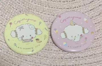 초 레어 코기뮨 캔뱃지 2개 세트 축제 아이스 산리오