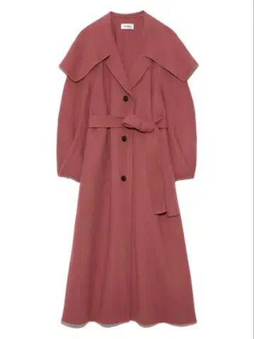 SNIDEL 빅칼라 리버 울 코트 Pink