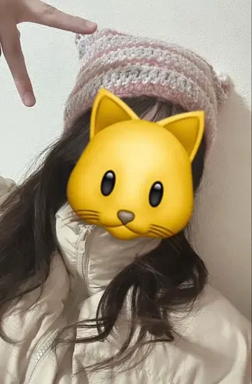 핸드메이드 고양이 니트 모자