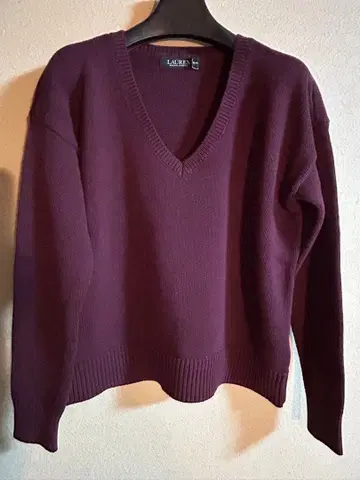 랄프 로렌 코튼 스웨터 V넥