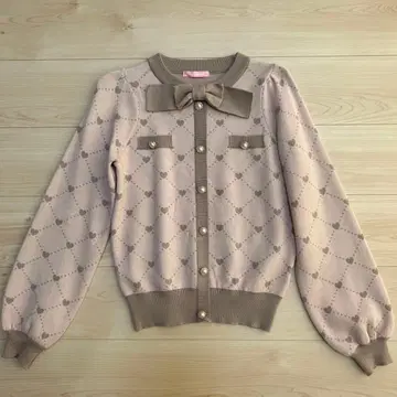 Honey Cinnamon 허니시나몬 니트 가디건 핑크