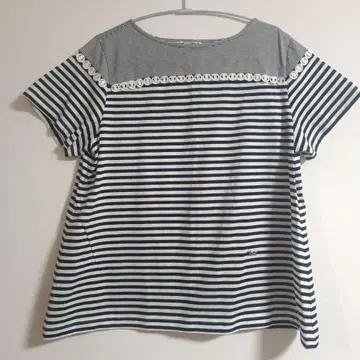 STUDIO PICONE 스트라이프 반팔 T셔츠 40