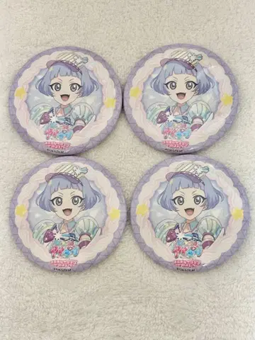 비밀의 아이프리 amo 카페 진실의 밤 치이 캔뱃지 4개 보통 아모카페