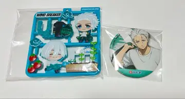 화이트 십자가 흠집 처치 시리즈 윈브레 캔뱃지 우메미야 하지메 플랫 세트