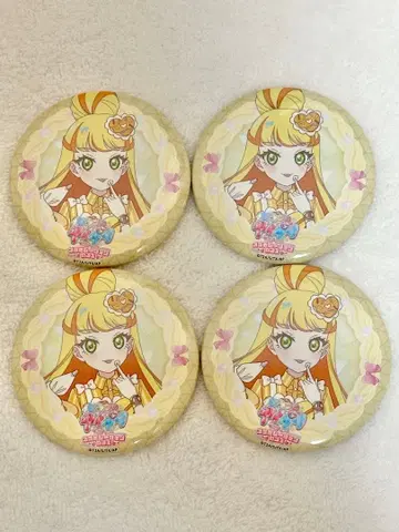 비밀의 아이프리 amo 카페 이가라시 쥬리아 캔뱃지 4개 보통 아모카페