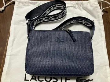 LACOSTE 샹타코 시즈널 로고 스트랩 백/네이비