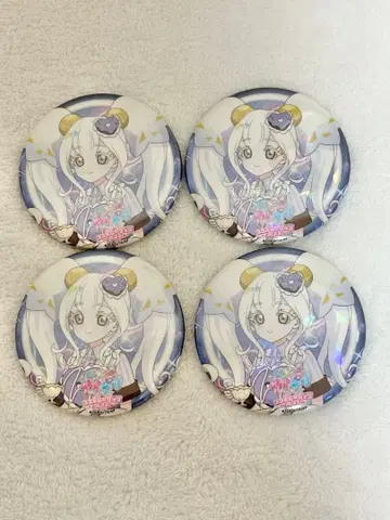 비밀의 아이프리 amo 카페 링 공주 캔뱃지 4개 홀로 아모카페