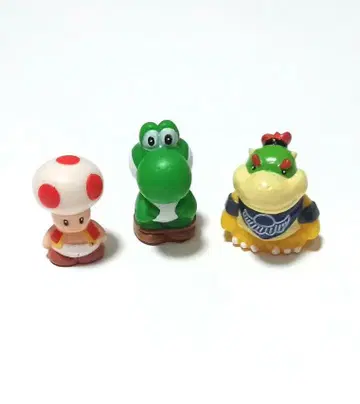 키노피오, 요시, 쿠파 Jr 미니 피규어 인형 슈퍼 마리오