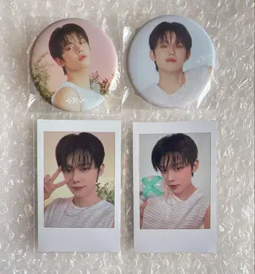 TXT 영준 가챠 캔뱃지 폴라로이드 세트