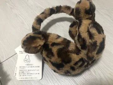 도쿄 디즈니 리조트 레오파드 무늬 귀도리