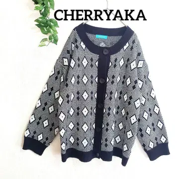 성인 패턴 여성용 긴팔 니트 가디건 빅 루즈 스타일리시 빅 사이즈