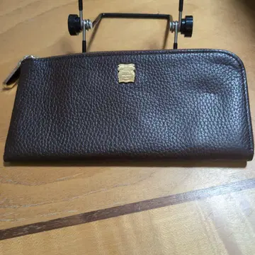 다크 브라운 가죽 장지갑