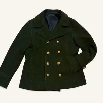 HARE 다크 그린 나폴레옹 자켓 피 코트 M 사이즈