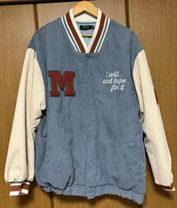 코듀로이 바시티 자켓 M 86 CHIP CLIP